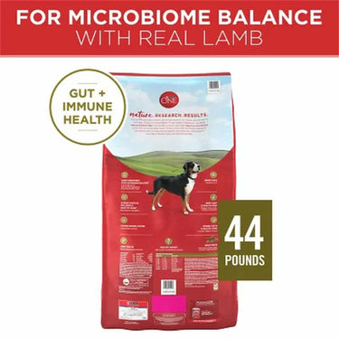 Purina ONE Smartblend Natural Lamb and Rice, Adult Dry Dog Food, 44 Lbs.